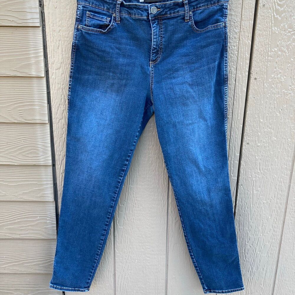 kut from the kloth Diana fab an skinny high rise jeans women’s size 16 dark wash
